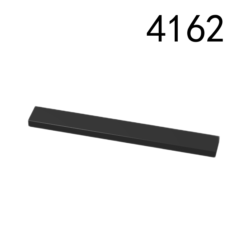 Item No: 4162  Tile 1 x 8  Alternate Item No: 40929 Chinese Compatible with LEGO