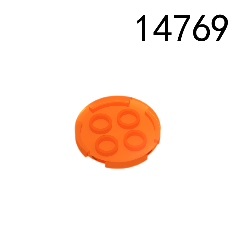 Item No: 14769  Tile, Round 2 x 2 with Bottom Stud Holder Alternate Item No: 83056 Chinese Compatible with LEGO