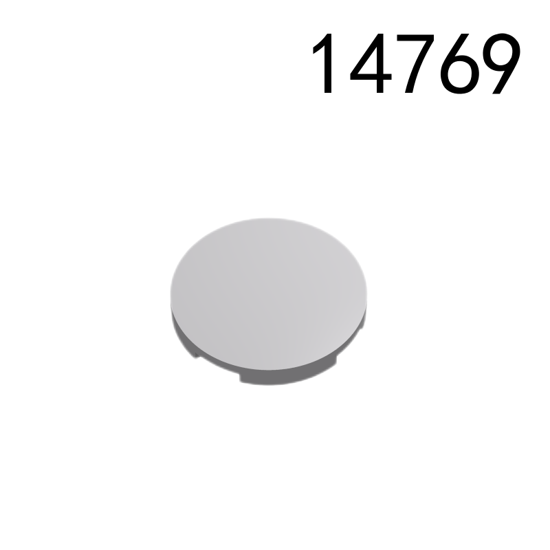 Item No: 14769  Tile, Round 2 x 2 with Bottom Stud Holder Alternate Item No: 83056 Chinese Compatible with LEGO