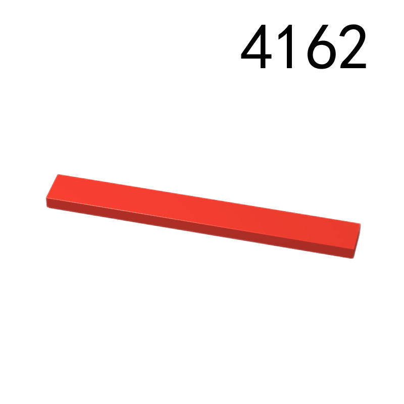 Item No: 4162  Tile 1 x 8  Alternate Item No: 40929 Chinese Compatible with LEGO