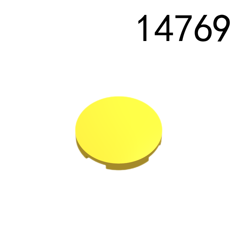 Item No: 14769  Tile, Round 2 x 2 with Bottom Stud Holder Alternate Item No: 83056 Chinese Compatible with LEGO