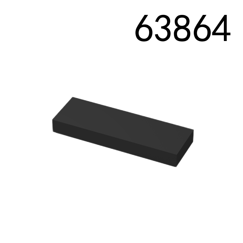 Item No: 63864  Tile 1 x 3  Alternate Item No: 37294 Chinese Compatible with LEGO