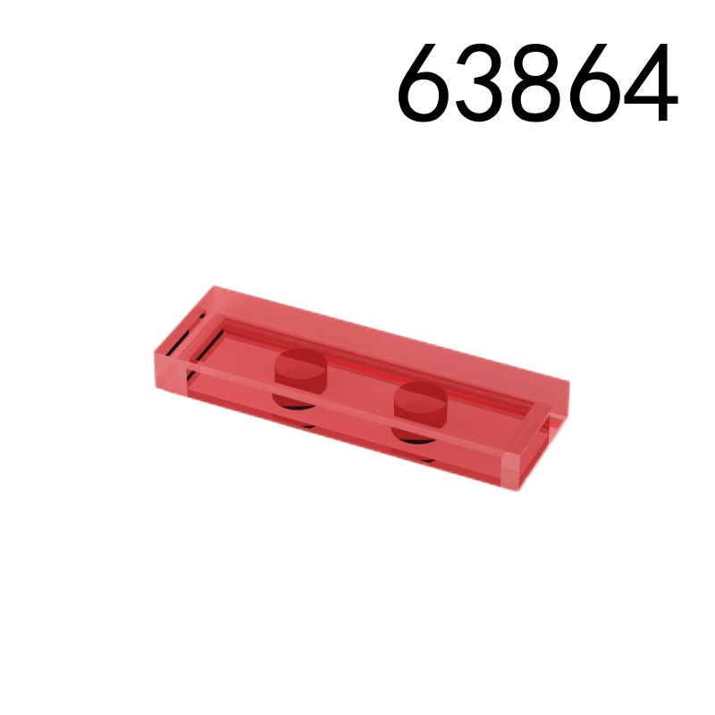 Item No: 63864  Tile 1 x 3  Alternate Item No: 37294 Chinese Compatible with LEGO