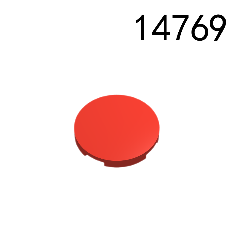 Item No: 14769  Tile, Round 2 x 2 with Bottom Stud Holder Alternate Item No: 83056 Chinese Compatible with LEGO