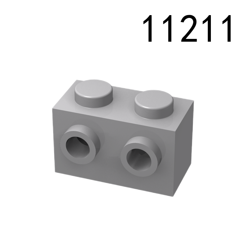 Item No: 11211 Brick, Modified 1 x 2 with Studs on 1 Side Chinese Compatible with LEGO