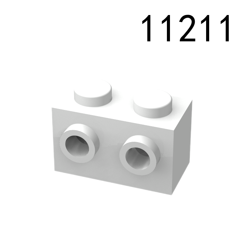 Item No: 11211 Brick, Modified 1 x 2 with Studs on 1 Side Chinese Compatible with LEGO