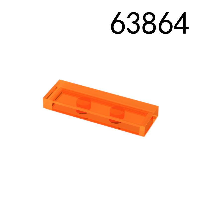 Item No: 63864  Tile 1 x 3  Alternate Item No: 37294 Chinese Compatible with LEGO