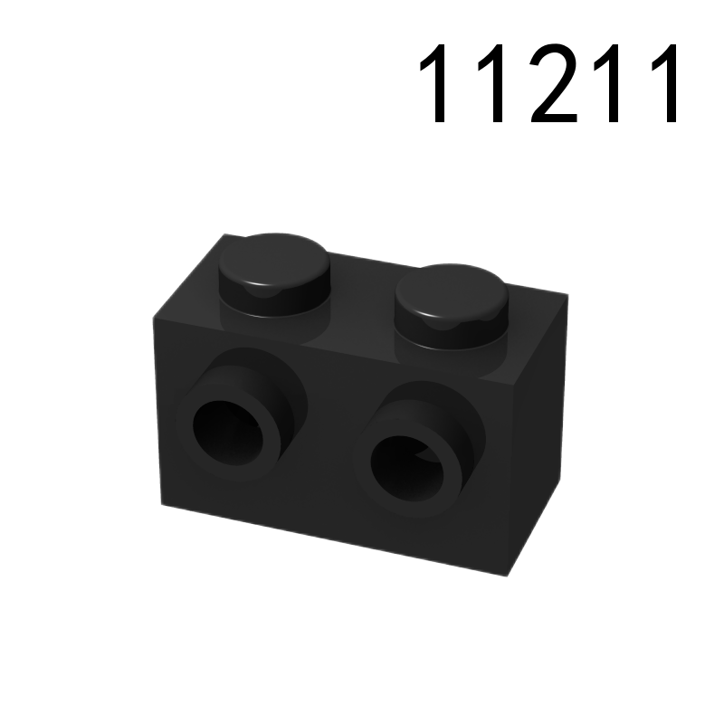 Item No: 11211 Brick, Modified 1 x 2 with Studs on 1 Side Chinese Compatible with LEGO