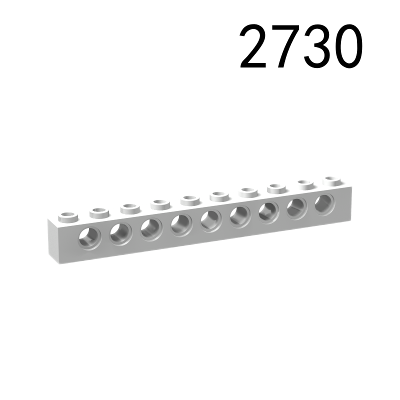 Item No: 2730 Technic, Brick 1 x 10 with Holes Chinese Compatible with LEGO