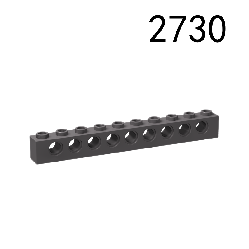 Item No: 2730 Technic, Brick 1 x 10 with Holes Chinese Compatible with LEGO