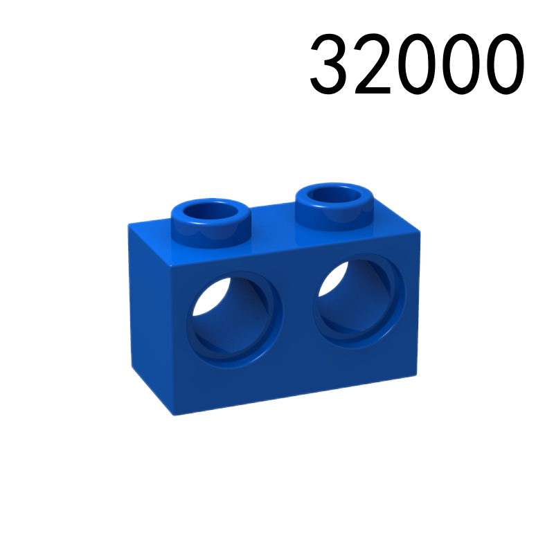 Item No: 32000  Technic, Brick 1 x 2 with Holes Chinese Compatible with LEGO
