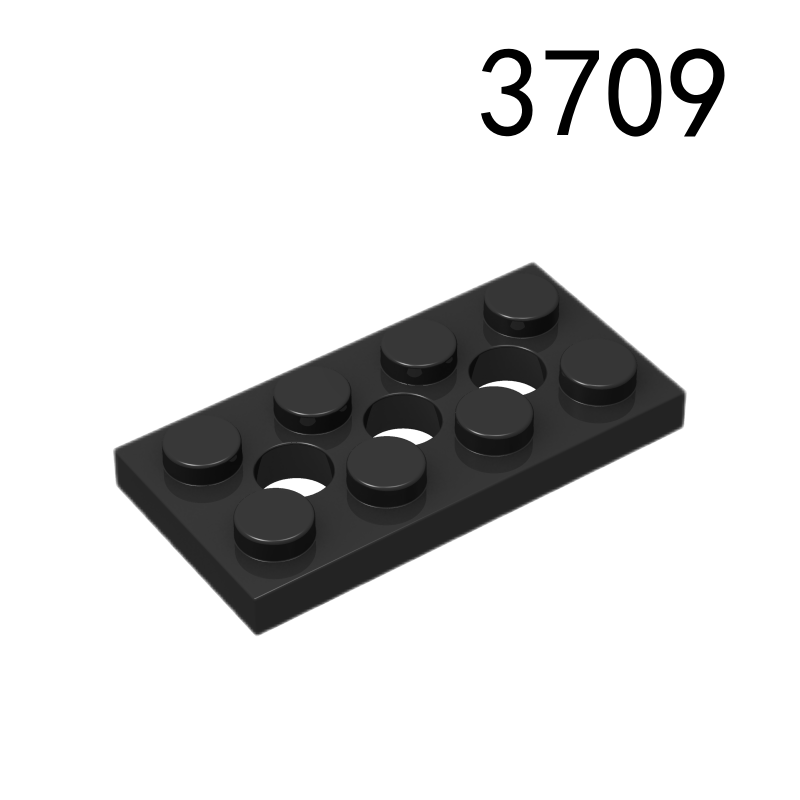 Item No: 3709b Technic, Plate 2 x 4 with 3 Holes Chinese Compatible with LEGO