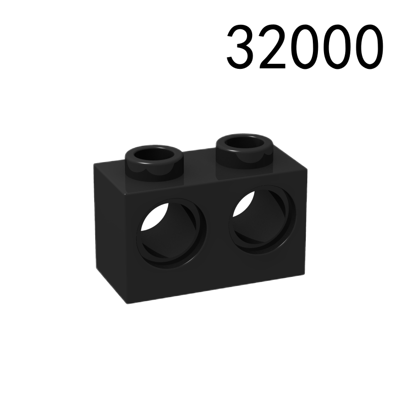 Item No: 32000  Technic, Brick 1 x 2 with Holes Chinese Compatible with LEGO