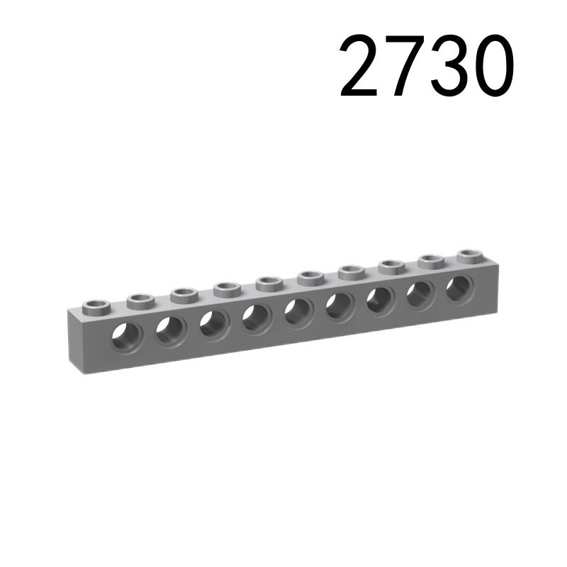 Item No: 2730 Technic, Brick 1 x 10 with Holes Chinese Compatible with LEGO