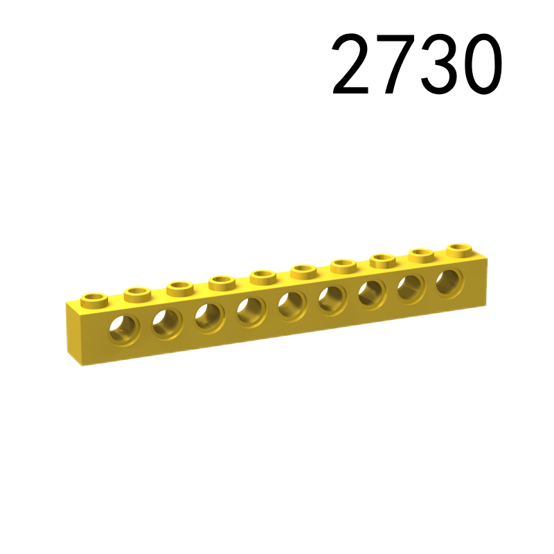 Item No: 2730 Technic, Brick 1 x 10 with Holes Chinese Compatible with LEGO