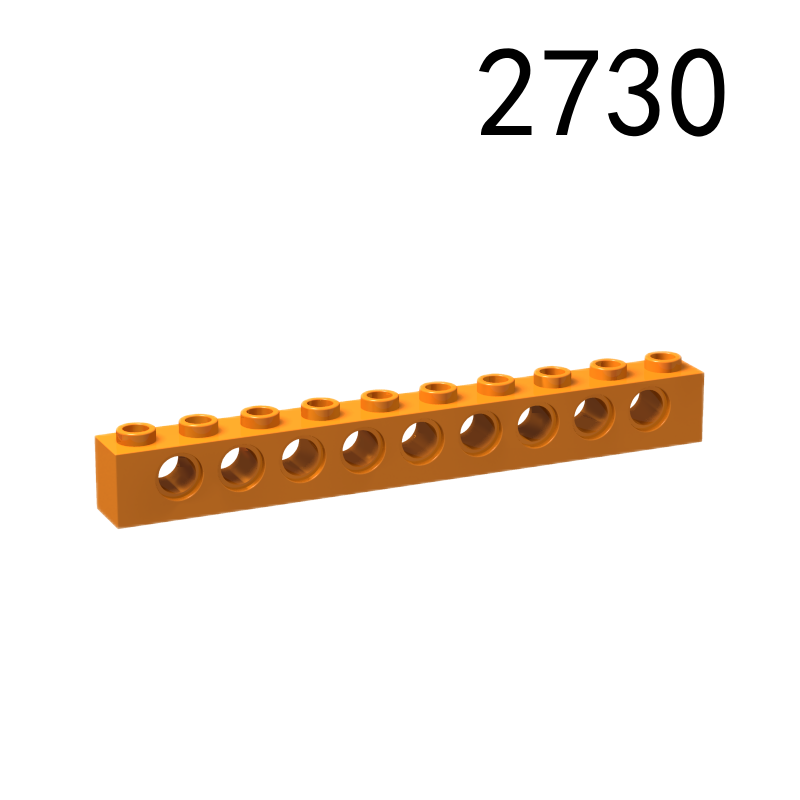 Item No: 2730 Technic, Brick 1 x 10 with Holes Chinese Compatible with LEGO