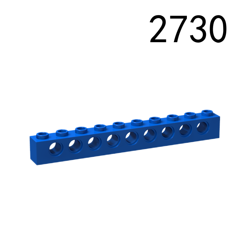 Item No: 2730 Technic, Brick 1 x 10 with Holes Chinese Compatible with LEGO