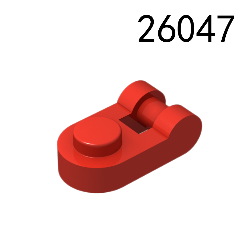 Item No: 26047  Plate, Round 1 x 1 with Bar Handle Chinese Compatible with LEGO