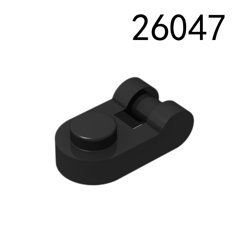 Item No: 26047  Plate, Round 1 x 1 with Bar Handle Chinese Compatible with LEGO