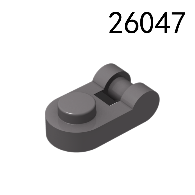 Item No: 26047  Plate, Round 1 x 1 with Bar Handle Chinese Compatible with LEGO