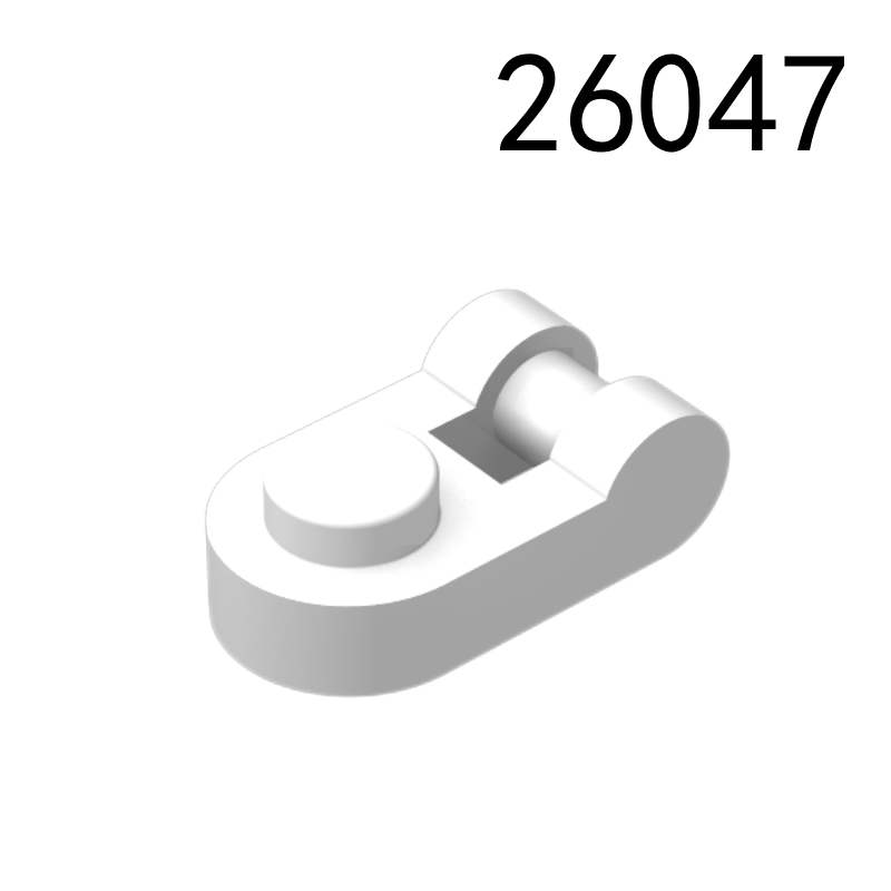 Item No: 26047  Plate, Round 1 x 1 with Bar Handle Chinese Compatible with LEGO