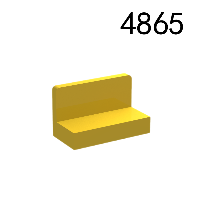 Item No: 4865 Panel 1 x 2 x 1  Alternate Item No: 30010 Chinese Compatible with LEGO