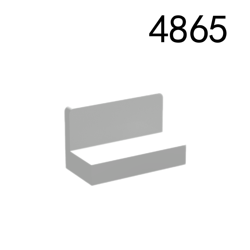 Item No: 4865 Panel 1 x 2 x 1  Alternate Item No: 30010 Chinese Compatible with LEGO