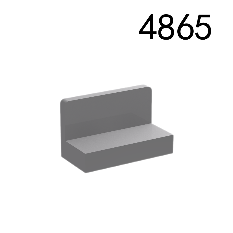 Item No: 4865 Panel 1 x 2 x 1  Alternate Item No: 30010 Chinese Compatible with LEGO