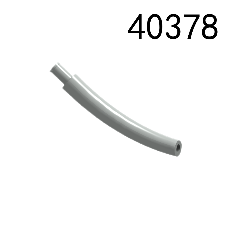 Item No: 40378 Dinosaur Tail / Neck Middle Section with Bar Hole and Technic Pin  Alternate Item No: 51274 Chinese Compatible with LEGO