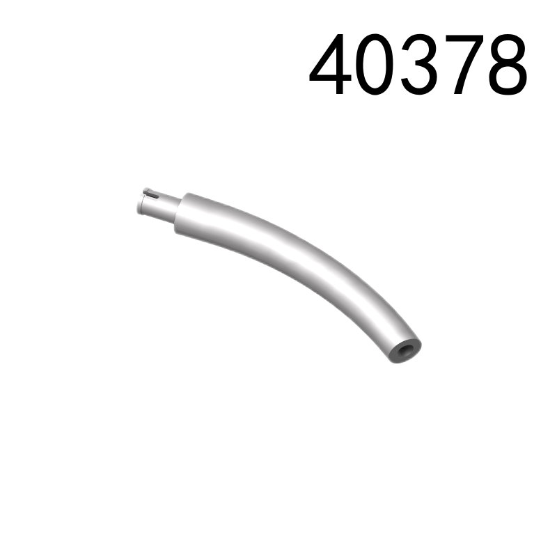 Item No: 40378 Dinosaur Tail / Neck Middle Section with Bar Hole and Technic Pin  Alternate Item No: 51274 Chinese Compatible with LEGO