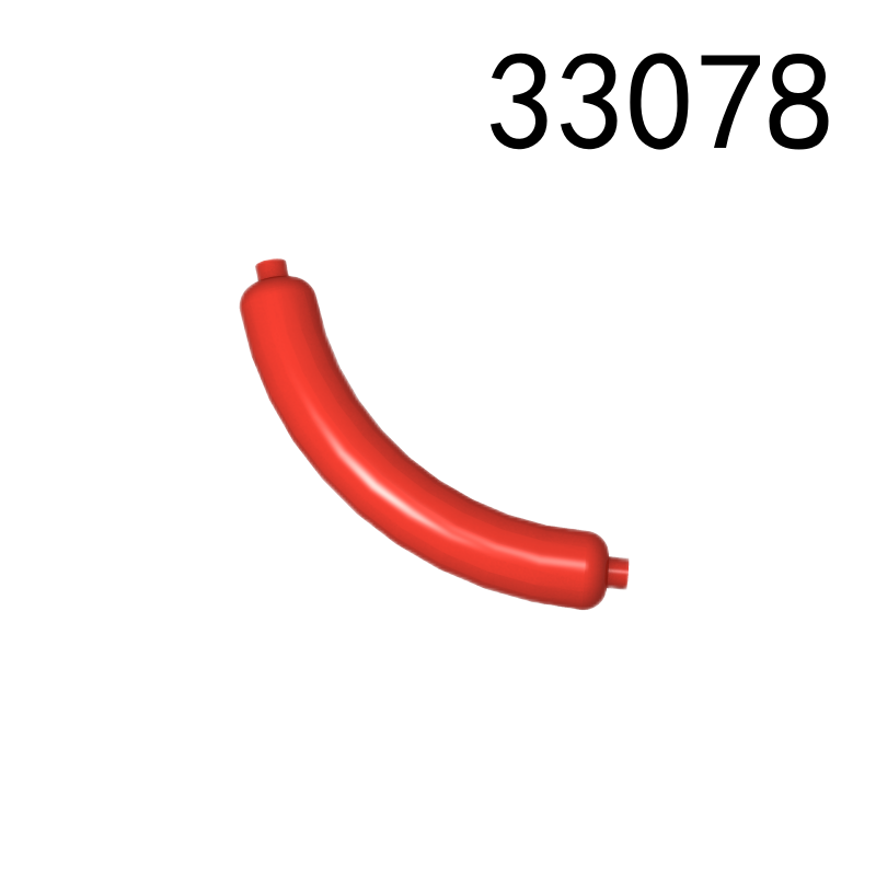 Item No: 33078  Hot Dog / Sausage  Alternate Item No: 25994 Chinese Compatible with LEGO