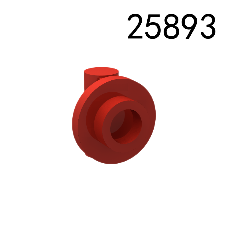 Item No: 25893 Plate, Round 1 x 1 with Bar Handle on Short Stem Chinese Compatible with LEGO