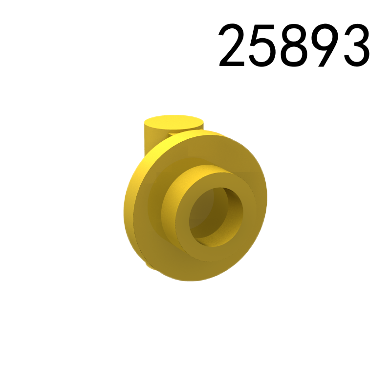 Item No: 25893 Plate, Round 1 x 1 with Bar Handle on Short Stem Chinese Compatible with LEGO