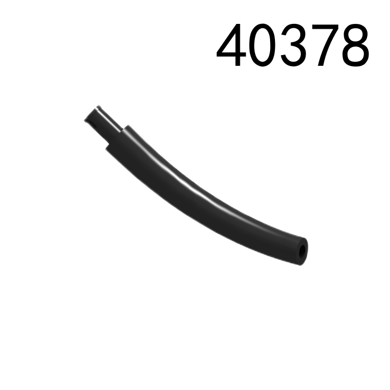 Item No: 40378 Dinosaur Tail / Neck Middle Section with Bar Hole and Technic Pin  Alternate Item No: 51274 Chinese Compatible with LEGO