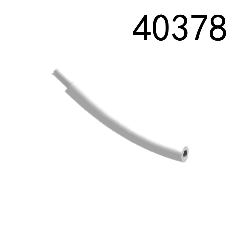 Item No: 40378 Dinosaur Tail / Neck Middle Section with Bar Hole and Technic Pin  Alternate Item No: 51274 Chinese Compatible with LEGO