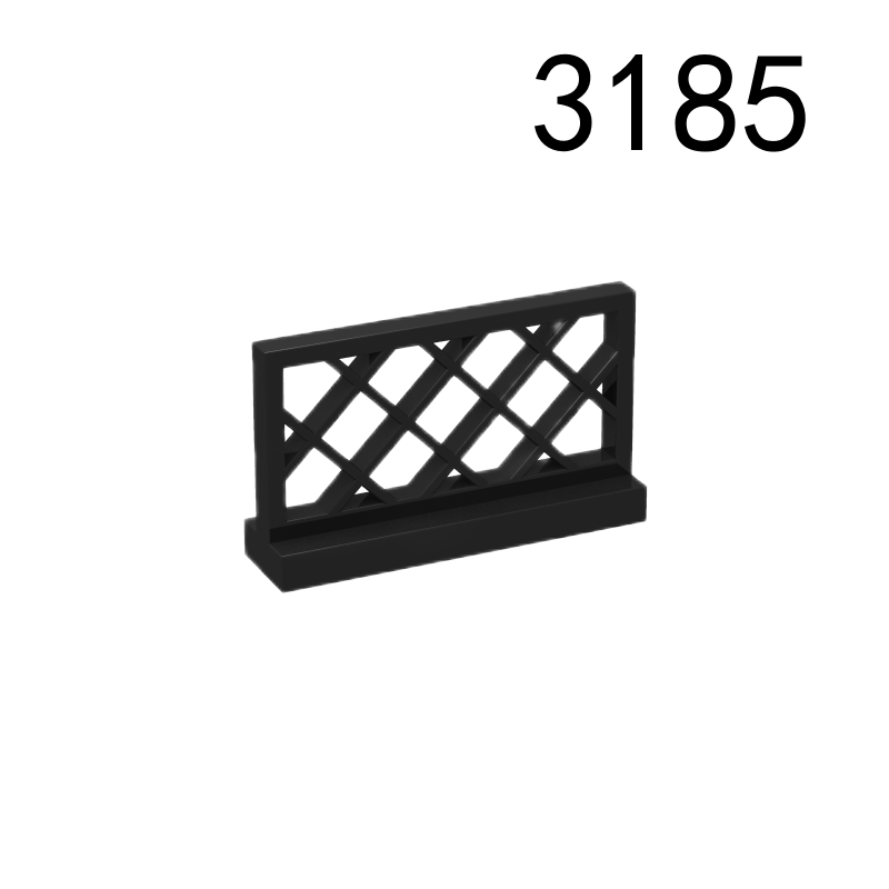 Item No: 3185 Fence 1 x 4 x 2 Lattice Chinese Compatible with LEGO