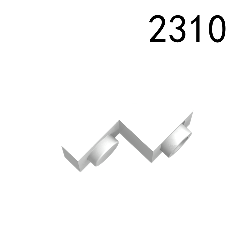 Item No: 2310 Slope, Inverted 45 2 x 1 with 2/3 Cutout Chinese Compatible with LEGO