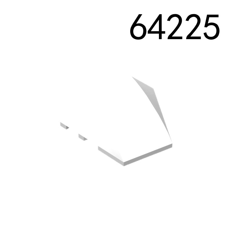 Item No: 64225  Wedge 4 x 3 Triple Curved No Studs   Alternate Item No: 67121 Chinese Compatible with LEGO