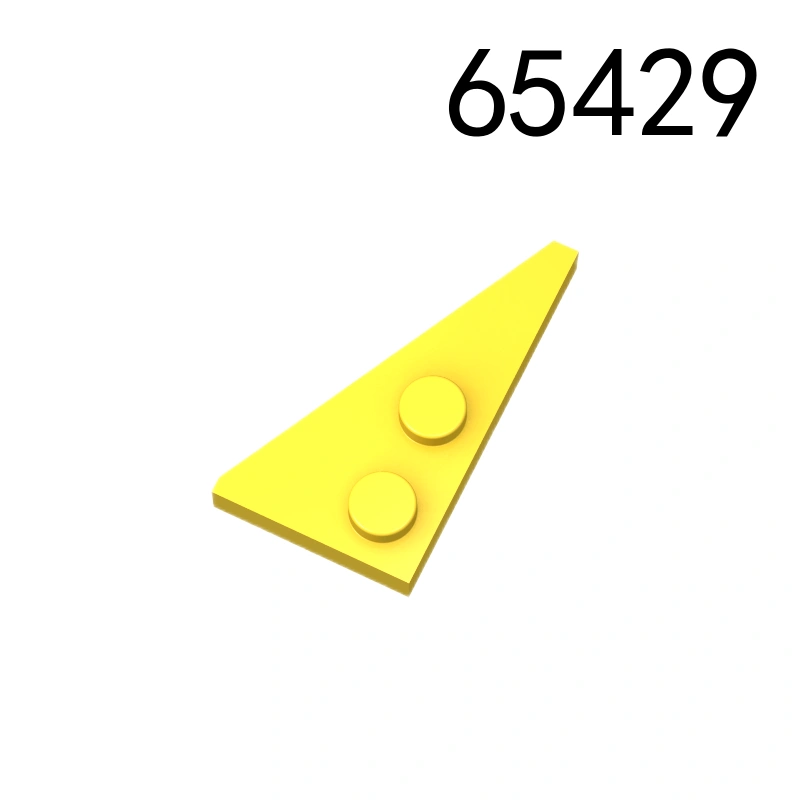 Item No: 65429 Wedge, Plate 4 x 2 Left, Pointed  Alternate Item No: 100868 Chinese Compatible with LEGO