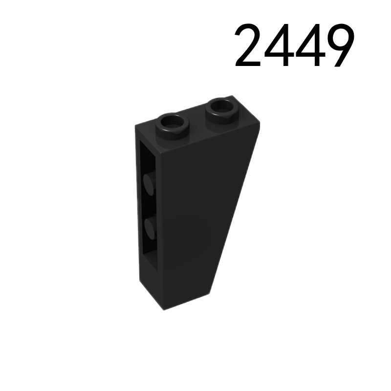 Item No: 2449 Slope, Inverted 75 2 x 1 x 3 Chinese Compatible with LEGO