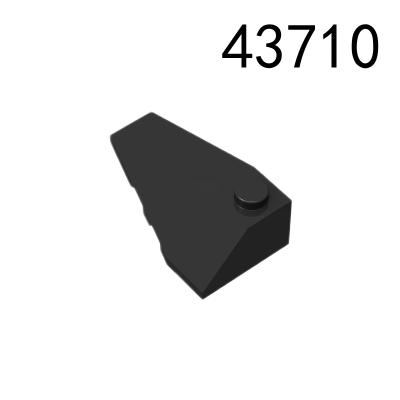 Item No: 43710 Wedge 4 x 2 Triple Left Chinese Compatible with LEGO