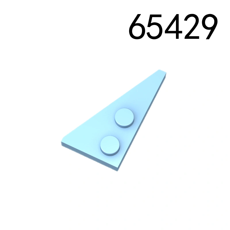 Item No: 65429 Wedge, Plate 4 x 2 Left, Pointed  Alternate Item No: 100868 Chinese Compatible with LEGO