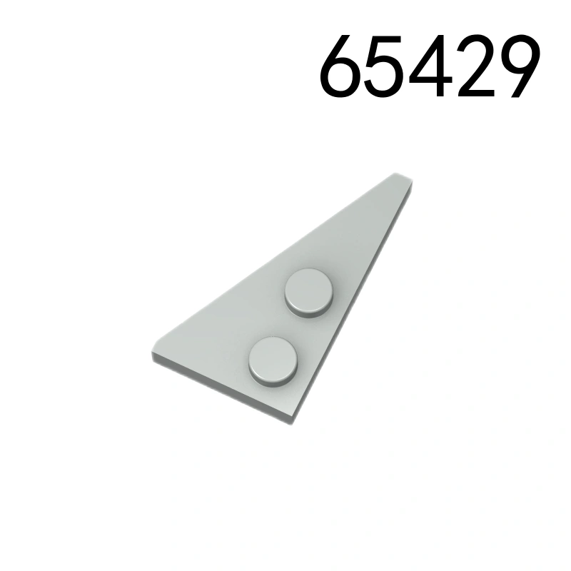 Item No: 65429 Wedge, Plate 4 x 2 Left, Pointed  Alternate Item No: 100868 Chinese Compatible with LEGO