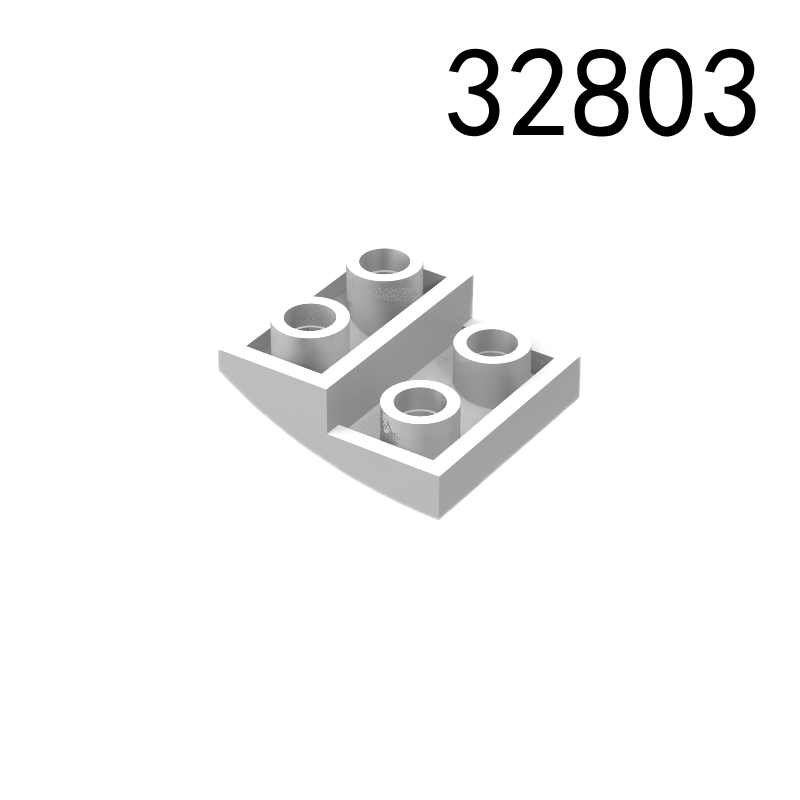 Item No: 32803  Slope, Curved 2 x 2 x 2/3 Inverted Chinese Compatible with LEGO