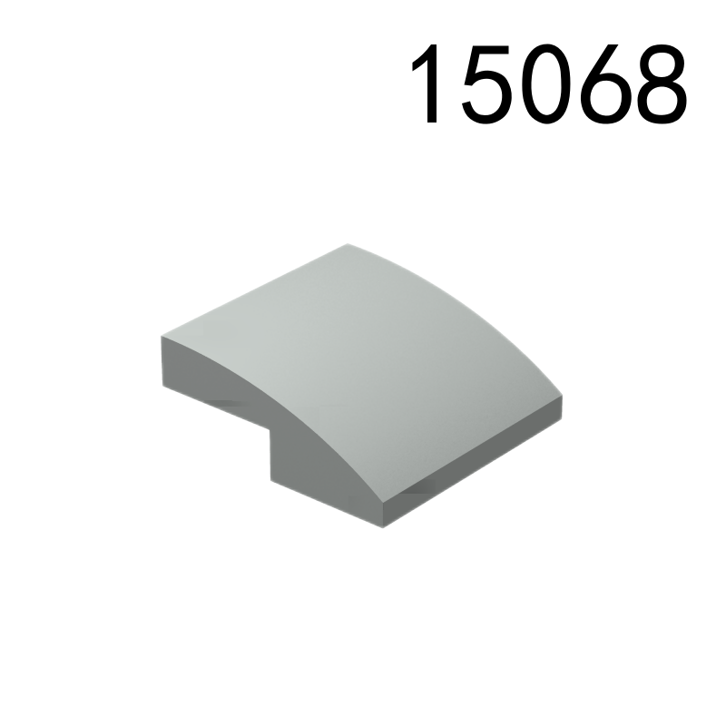 Item No: 15068  Slope, Curved 2 x 2 x 2/3 Alternate Item No: 78565 Chinese Compatible with LEGO