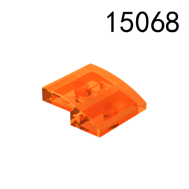 Item No: 15068  Slope, Curved 2 x 2 x 2/3 Alternate Item No: 78565 Chinese Compatible with LEGO