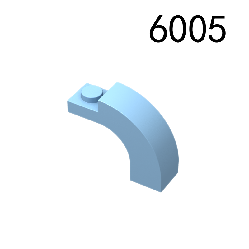 Item No: 6005 Arch 1 x 3 x 2 Curved Top  Alternate Item No: 92903 Chinese Compatible with LEGO