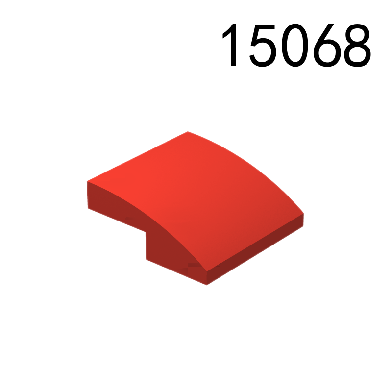 Item No: 15068  Slope, Curved 2 x 2 x 2/3 Alternate Item No: 78565 Chinese Compatible with LEGO