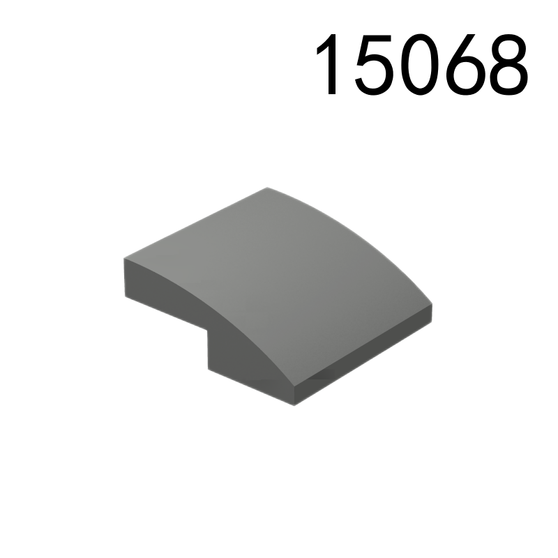 Item No: 15068  Slope, Curved 2 x 2 x 2/3 Alternate Item No: 78565 Chinese Compatible with LEGO