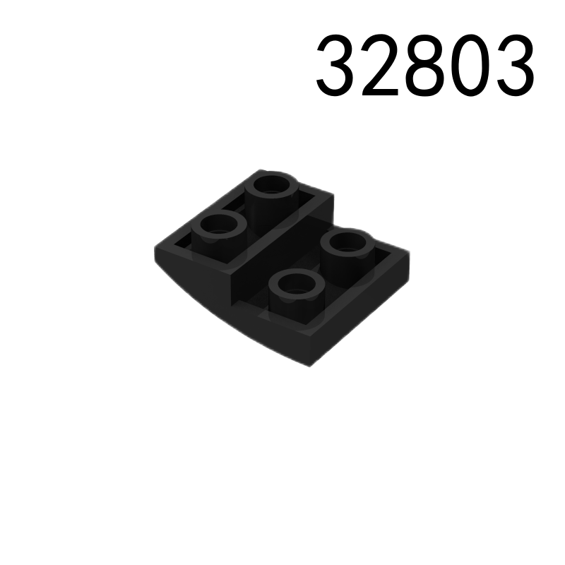 Item No: 32803  Slope, Curved 2 x 2 x 2/3 Inverted Chinese Compatible with LEGO